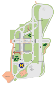 M city test facility map