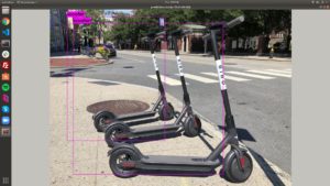 Bird scooters